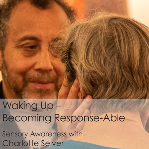 Waking up becoming response-able concept illustration